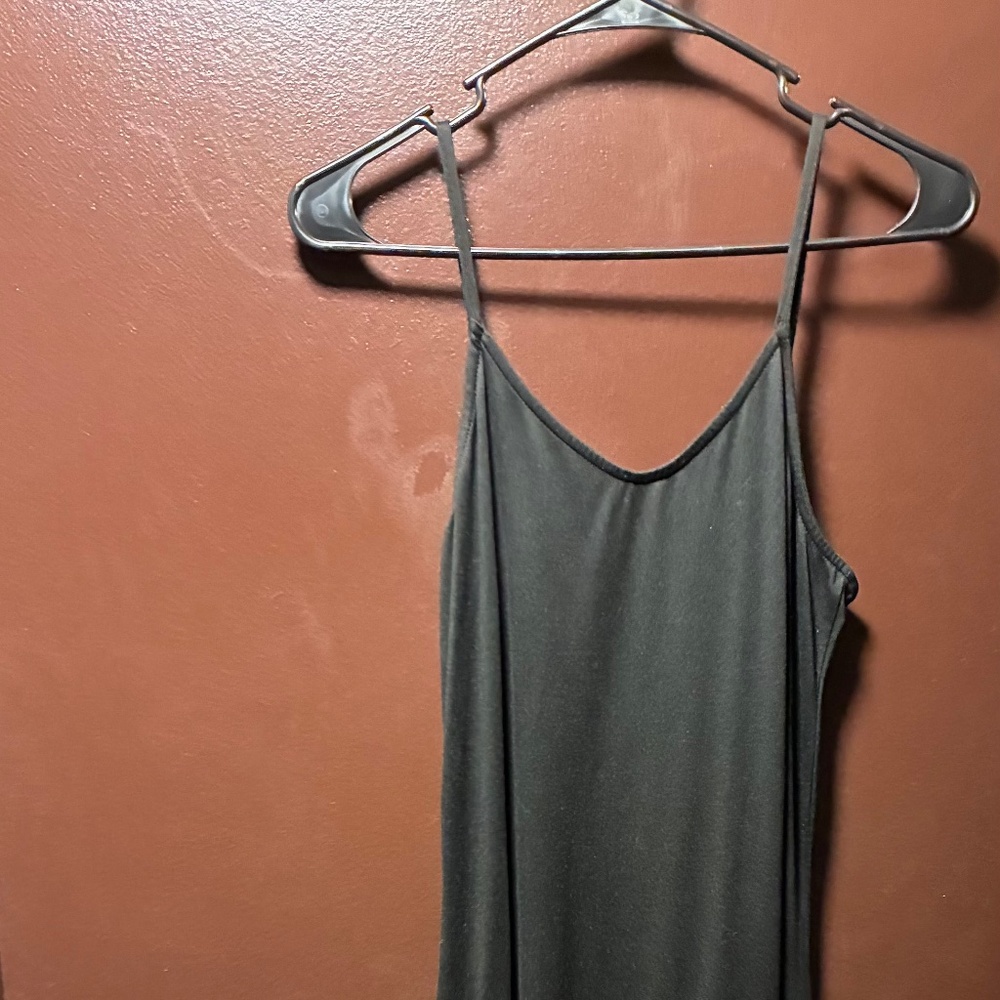 Black maxi dress